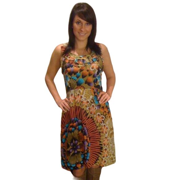 Anthropologie Edme & Esyllte Lappula Silk Midi Dress - Picture 10 of 10